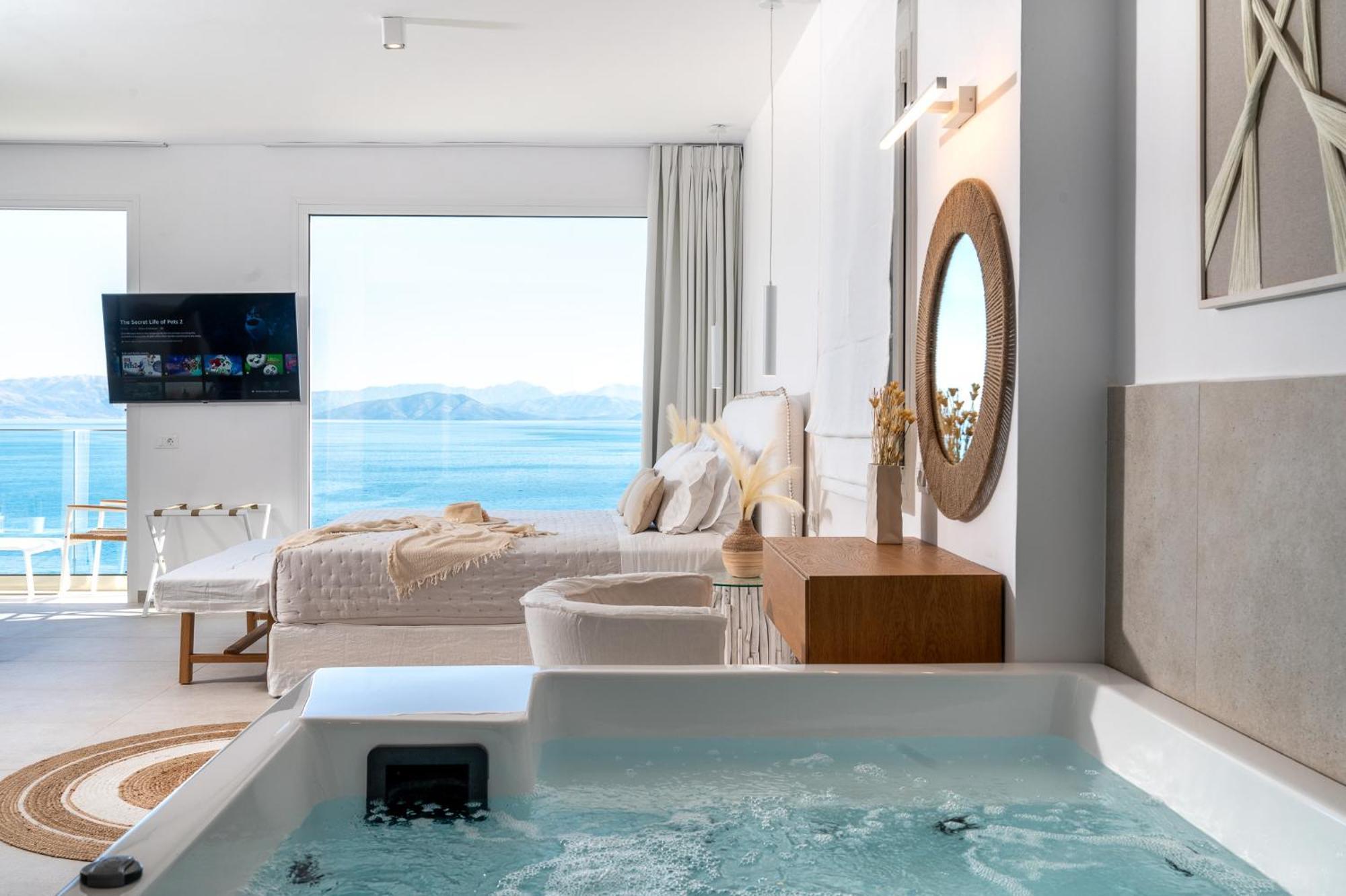 Achillion Luxury Corfu Villa & Suites ペラマ エクステリア 写真
